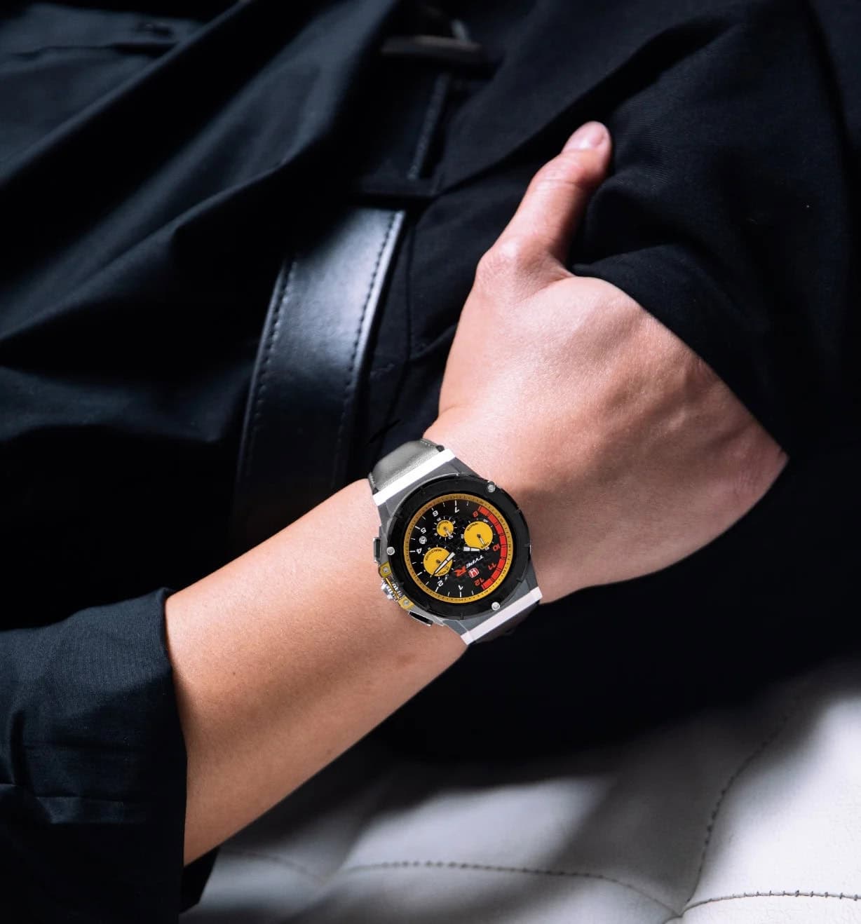 yello moon×watchara×mr.Sudan mix spore MK5 Honda Type R – Phoenix Yellow - MSTR Watches